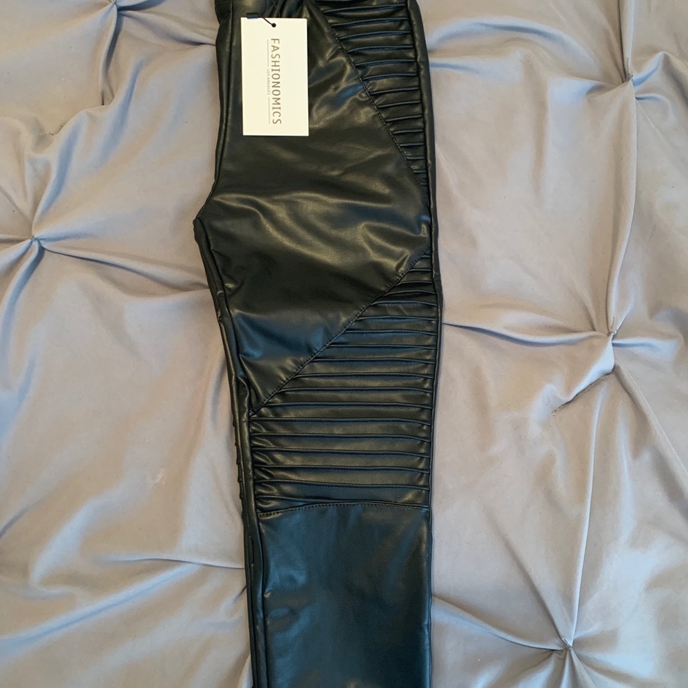 Leather Moto Leggings